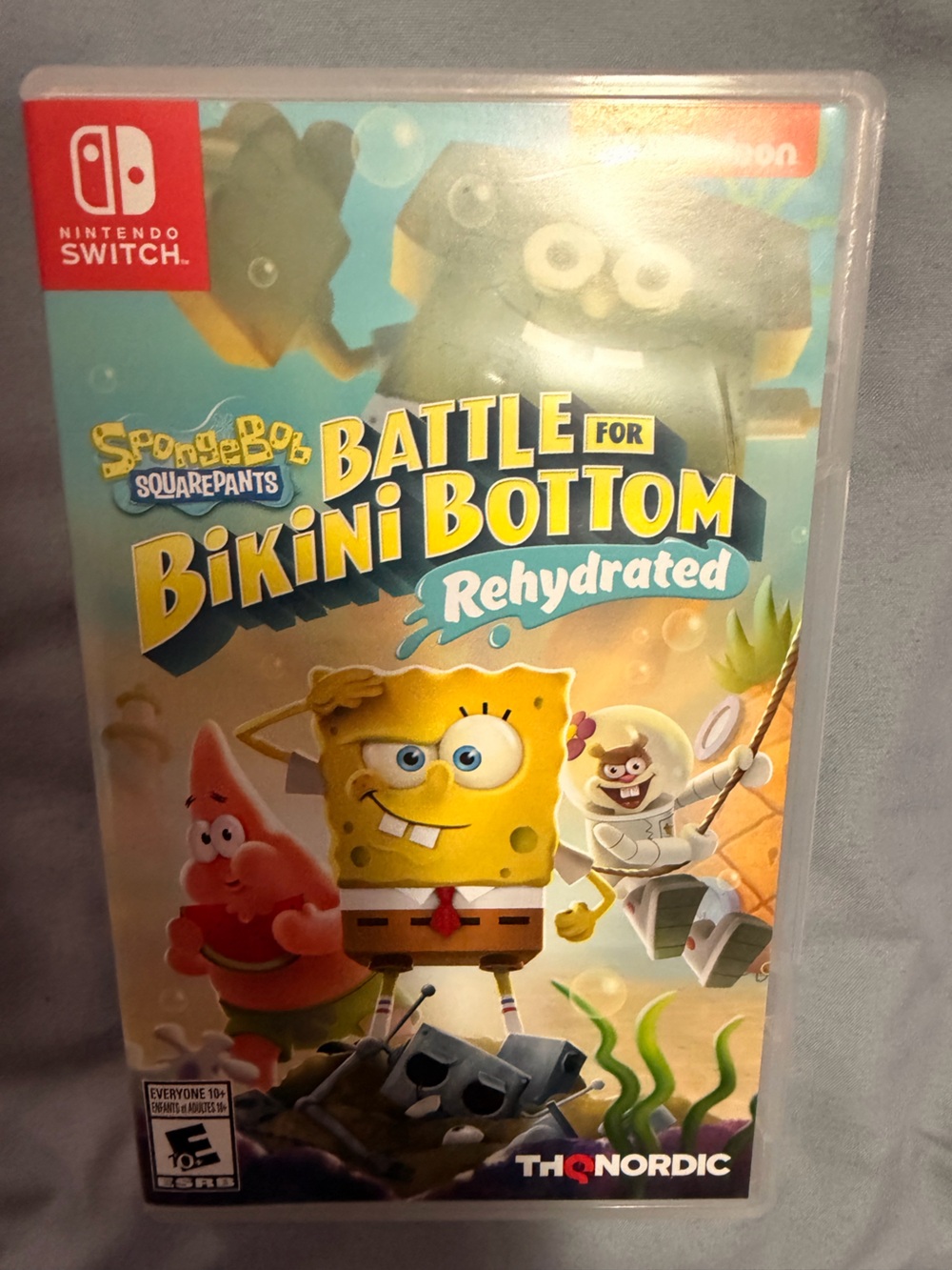 Nintendo Switch Spongebob SquarePants Battle for bikini bottom rehydrated game